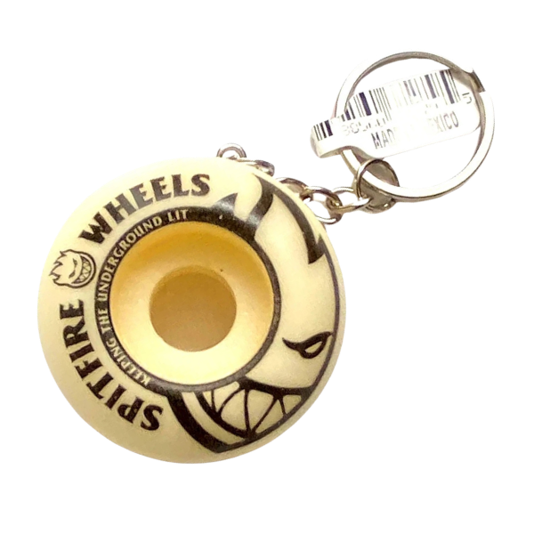 Spitfire 42mm Wheel Key Chain / Bighead Natural